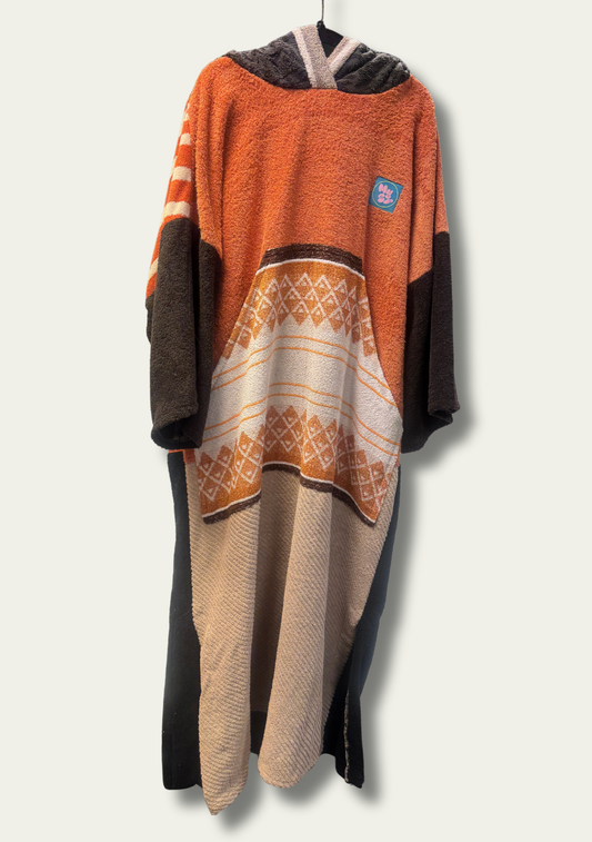 Mysi poncho - Brun orange