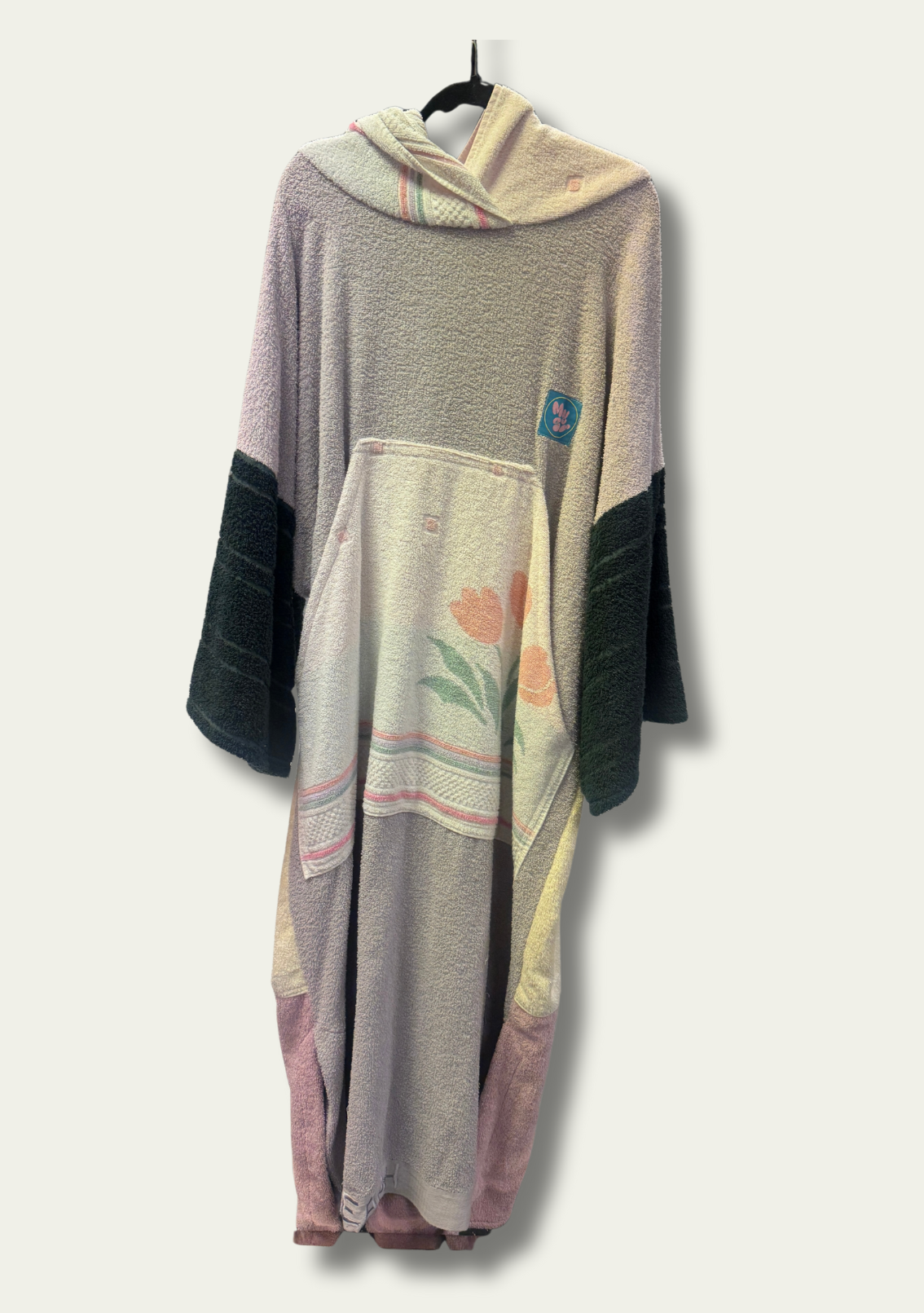 Mysi poncho - Grå rosa