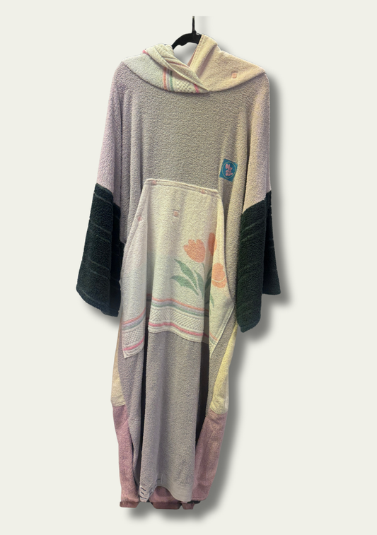 Mysi poncho - Grå rosa