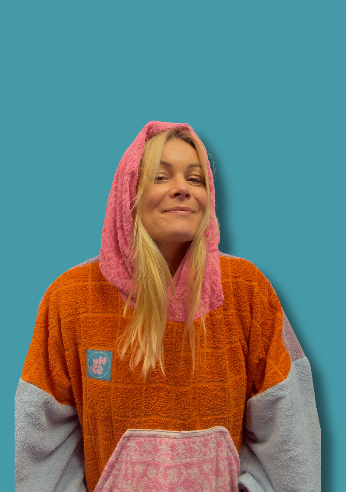 Mysi hettegenser - orange