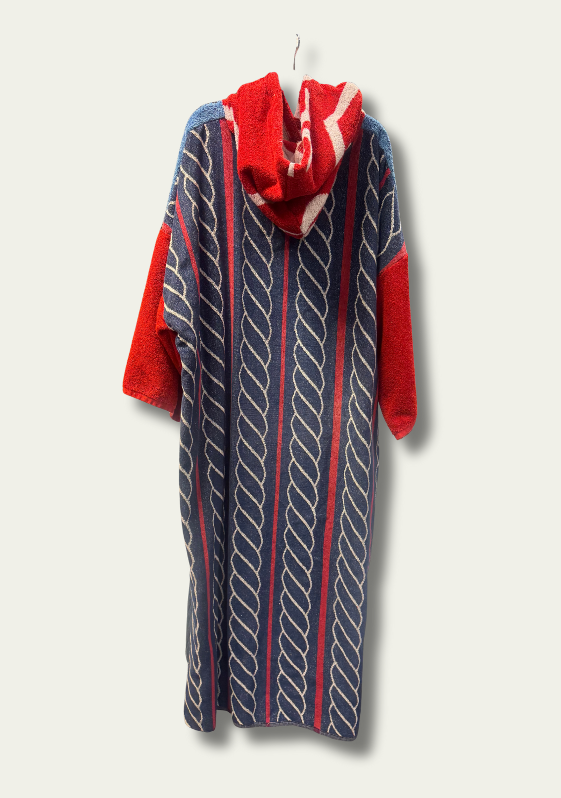 Mysi poncho - blue and red stars