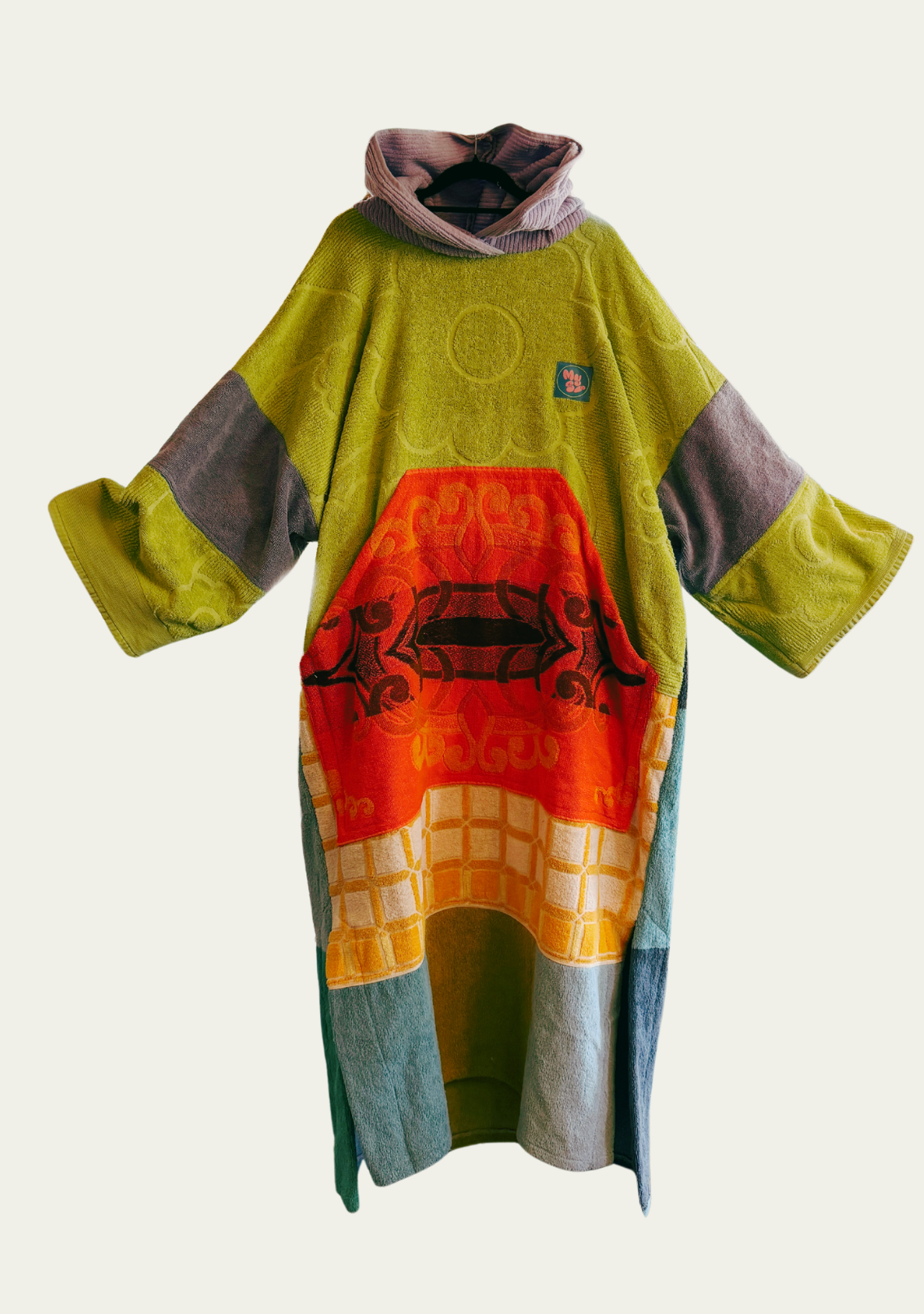 Mysi poncho - Green Lilac