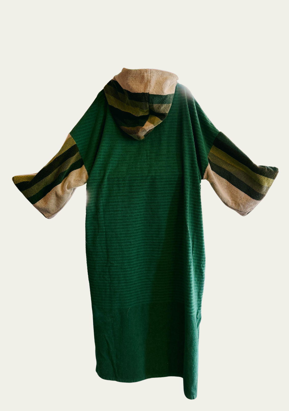 Mysi poncho - Green orange pocket